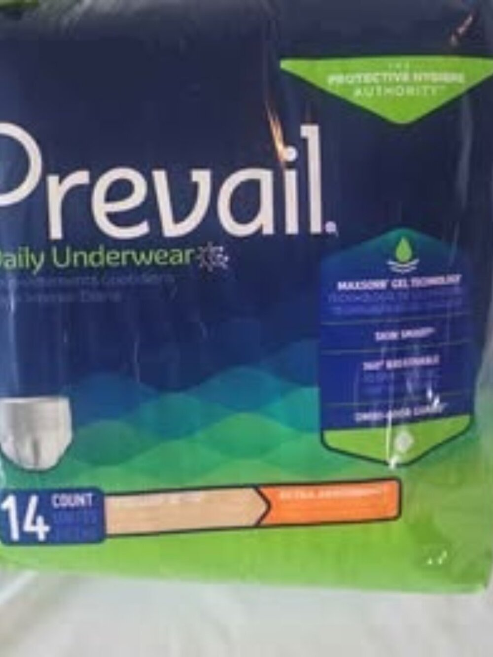 Unisex Prevail Daily Underwear-Size: Extra Large
